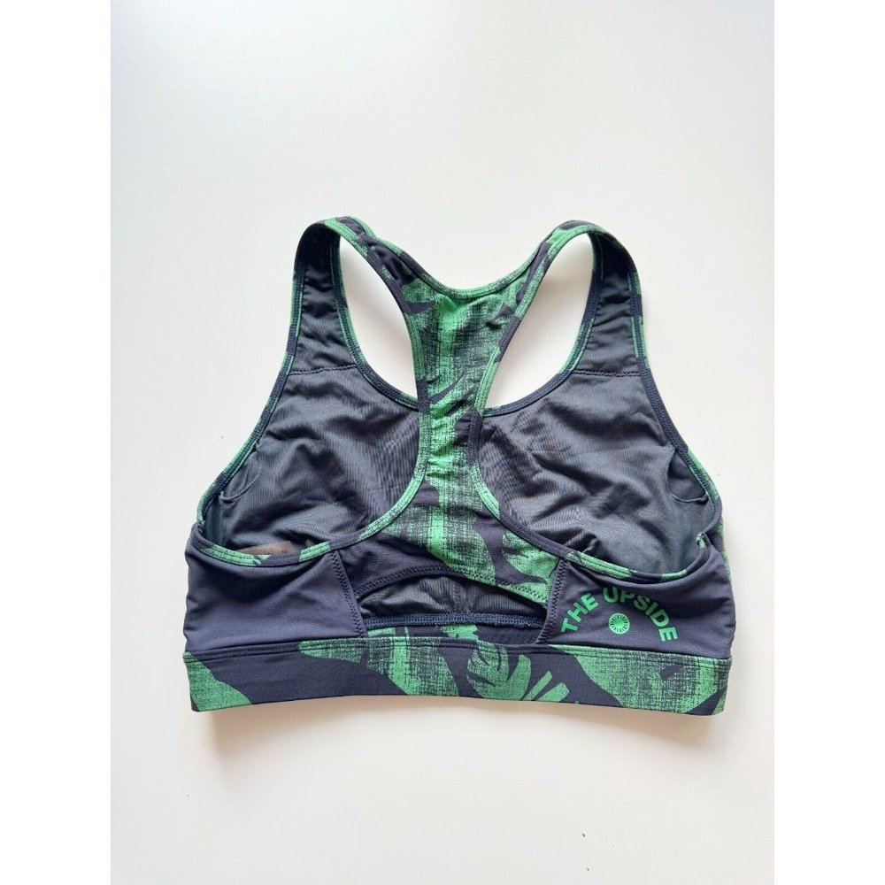THE UPSIDE Green Palm Lead Print Anna Bra 29" Leggings Workout Set, Size M/US8 - Picture 6 of 16